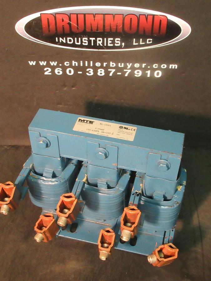 Used MTE CORPORATION 3 PH REACTOR CAT# RL-13001 P/N: 200-18 0.10 mH 130 AMP 600 V MAX
