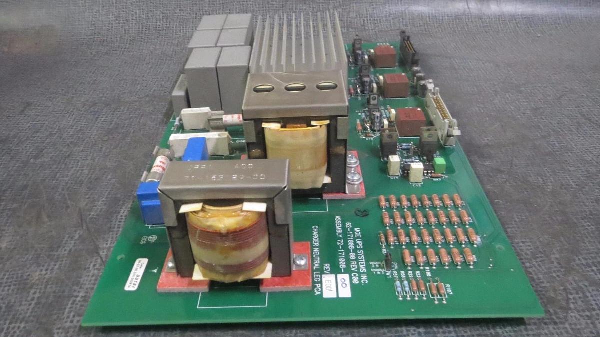 Used MGE UPS SYSTEMS CHARGER NEUTRAL LEG PCA ASSEMBLY 62-171008-00 72-171008-00