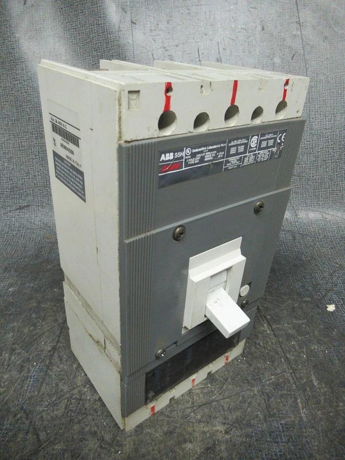 Used 400 AMP ABB BREAKER S5H 3 POLE 600VAC W/ AUXILIARY SWITCH **WARRANTY INCLUDED**