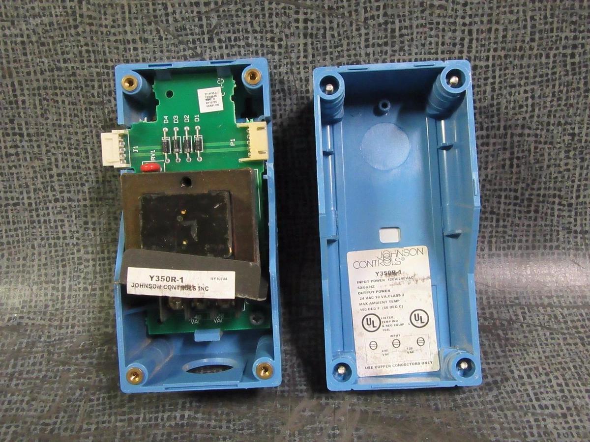 Used JOHNSON CONTROLS POWER SUPPLY MODULE Y350R-1 POWER SUPPLY Y350