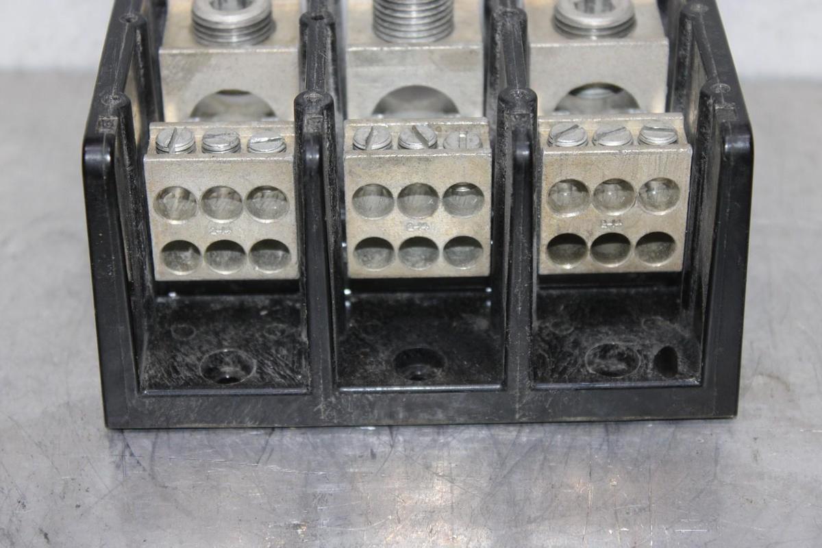 Used MARATHON TERMINAL LUG 1433553 600 VOLT 335 AMP 3-POLE **WARRANTY INCLUDED**