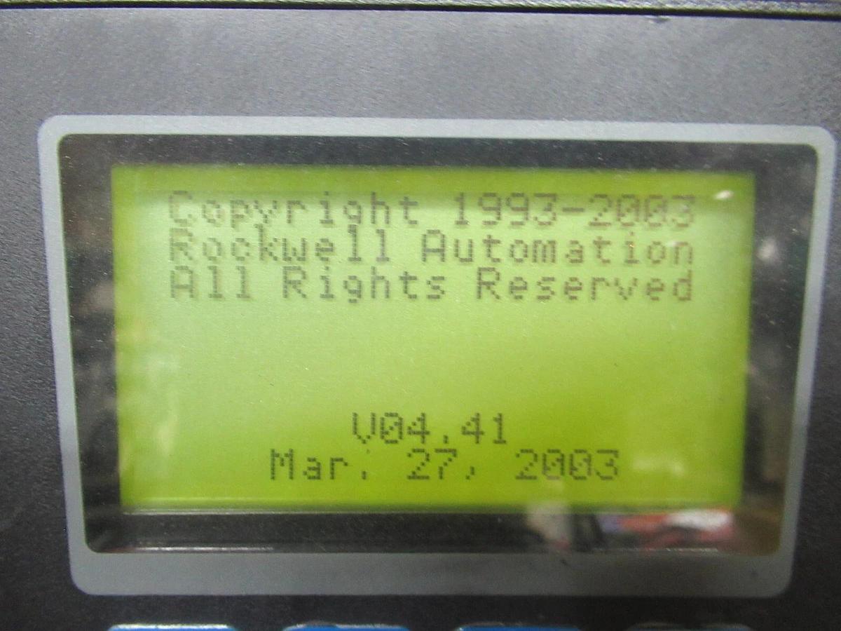 Used ALLEN-BRADLEY PANEL VIEW 300 2711-K3A17L1 SER. B REV. A 24 VDC 0.25 AMP