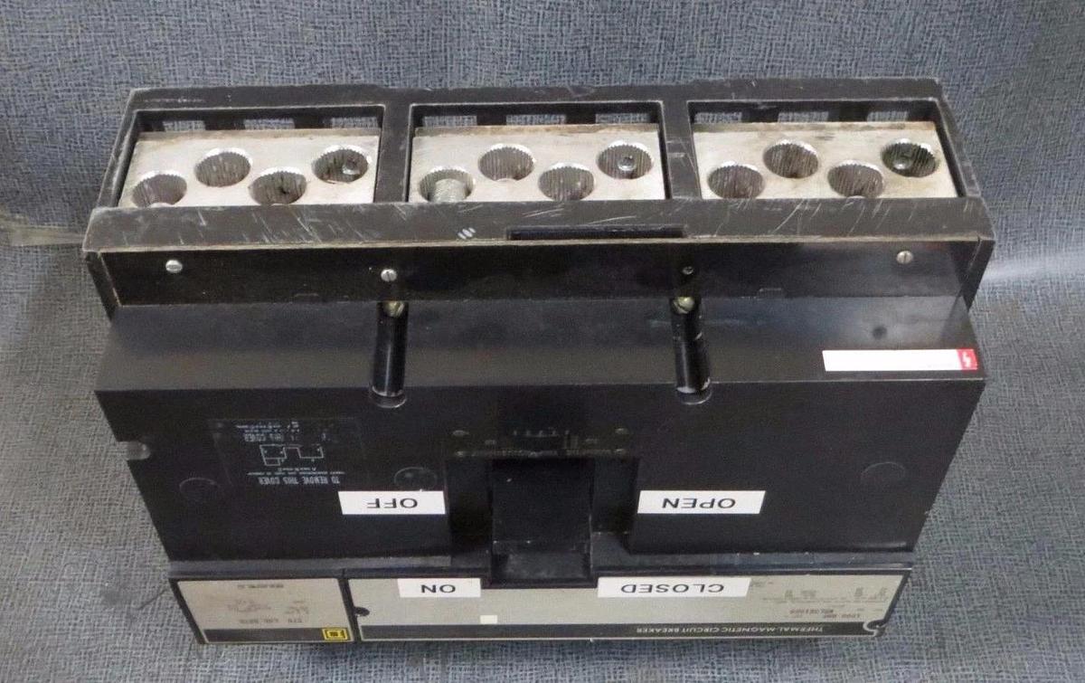 Used SQUARE D BREAKER 1000 AMP 600 VAC 3 POLE MODEL NAL361000 **WARRANTY INCLUDED**