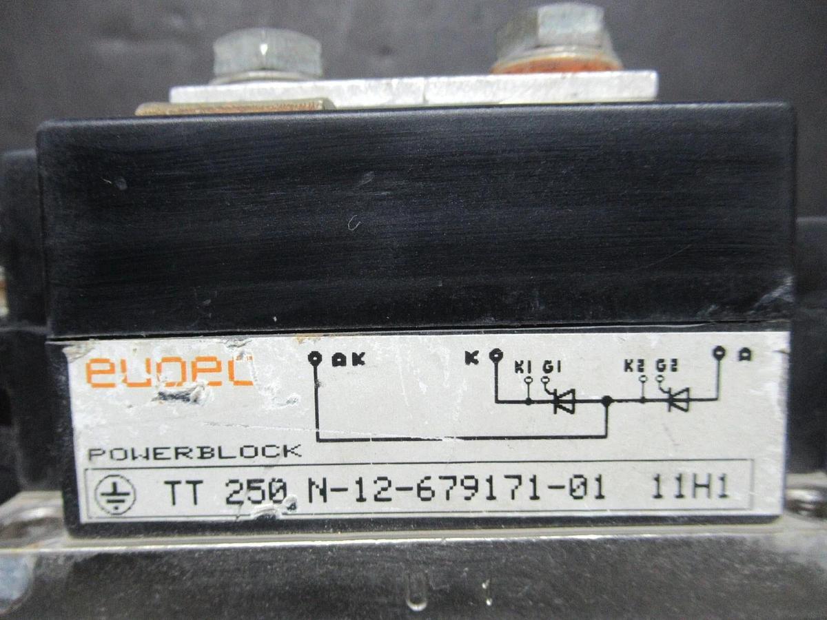 Used EUPEC POWERBLOCK IGBT POWER MODULE TT250N-12-679171-01 **WARRANTY INCLUDED**