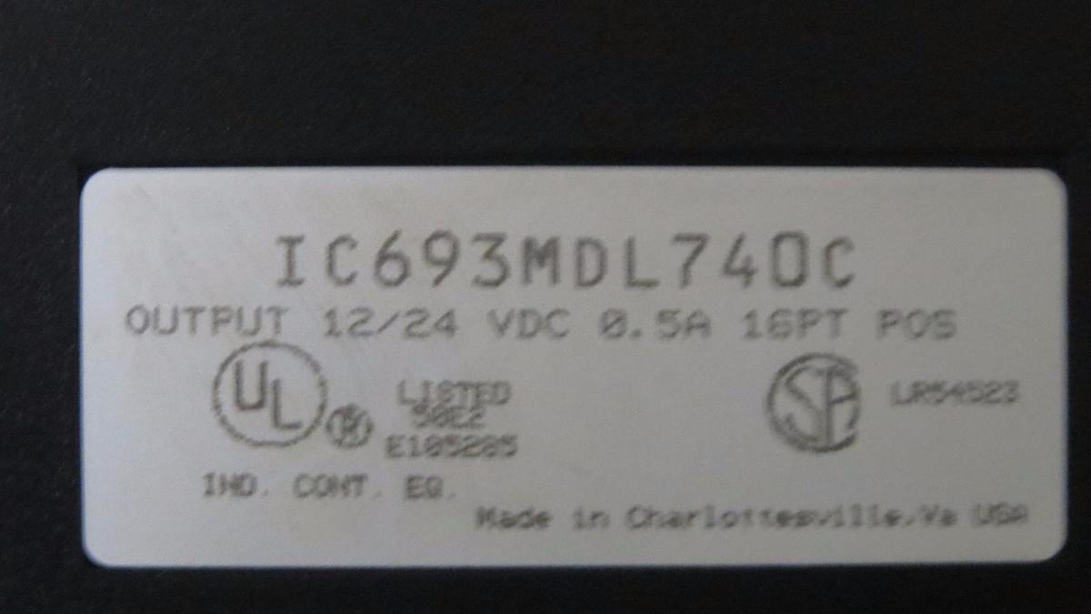 Used GE FANUC IC693MDL740C OUTPUT MODULE **WARRANTY INCLUDED**