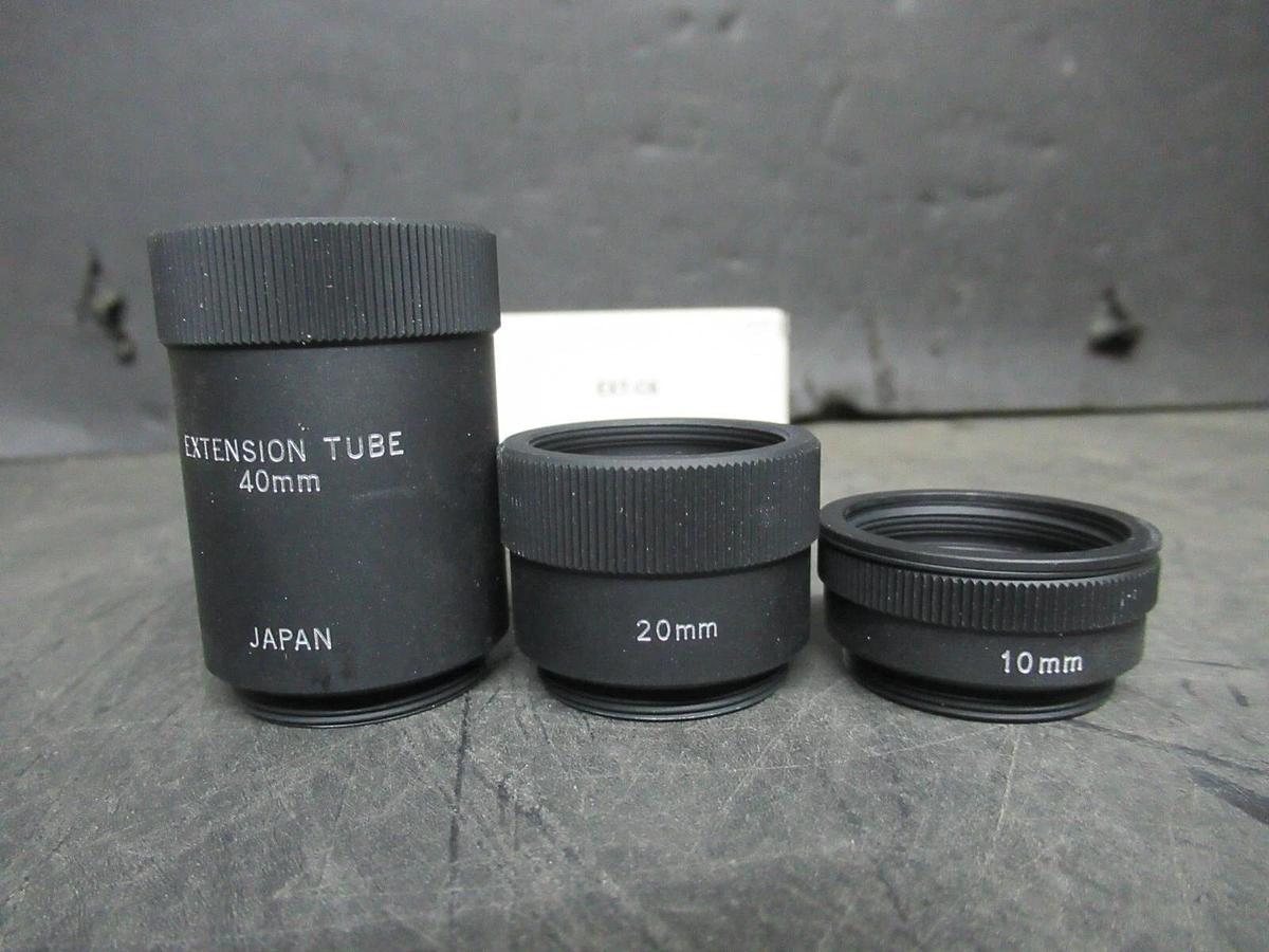 NEW IN BOX LENS EXTENSIONS EXT-C6 40 mm / 20 mm / 10 mm **WARRANTY INCLUDED**