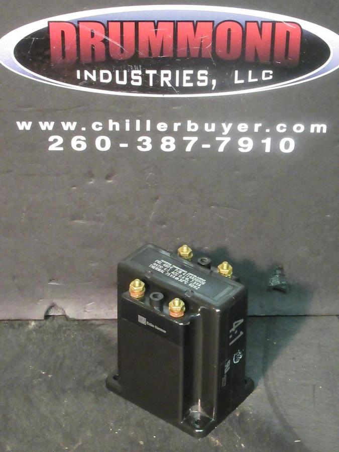 Used CUTLER HAMMER POTENTIAL TRANSFORMER 4714A56H06 RATIO 4:1 480 VAC 50/60 HZ 7.5 VA