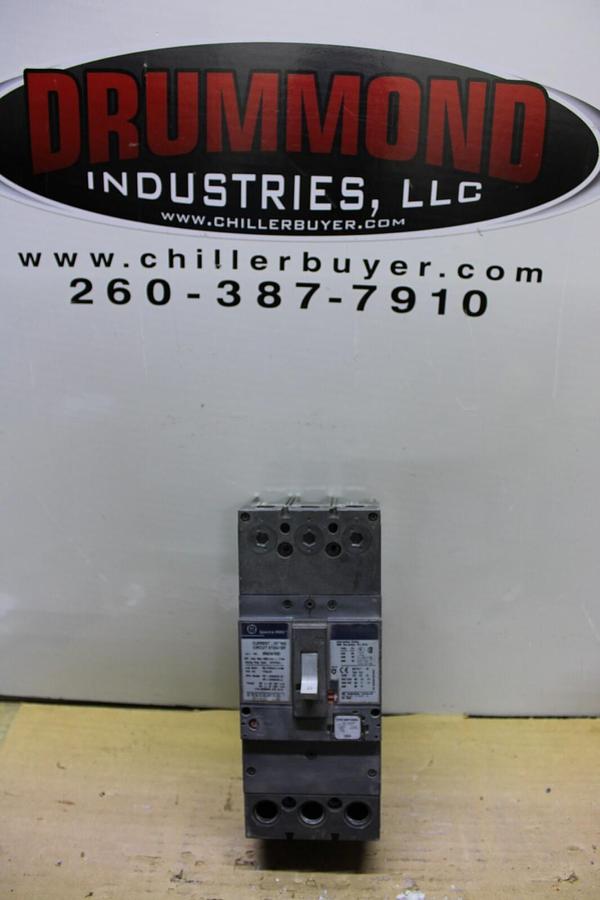 Used GE HI-BREAK CIRCUIT BREAKER SFHA36AT0250 225 AMP TRIP 600 VAC 3-POLE