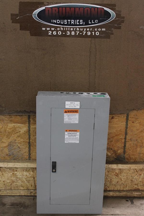 Used GENERAL ELECTRIC SERVICE PANELBOARD AB37B 125 AMP 480Y/277V 3-PHASE NEMA 1