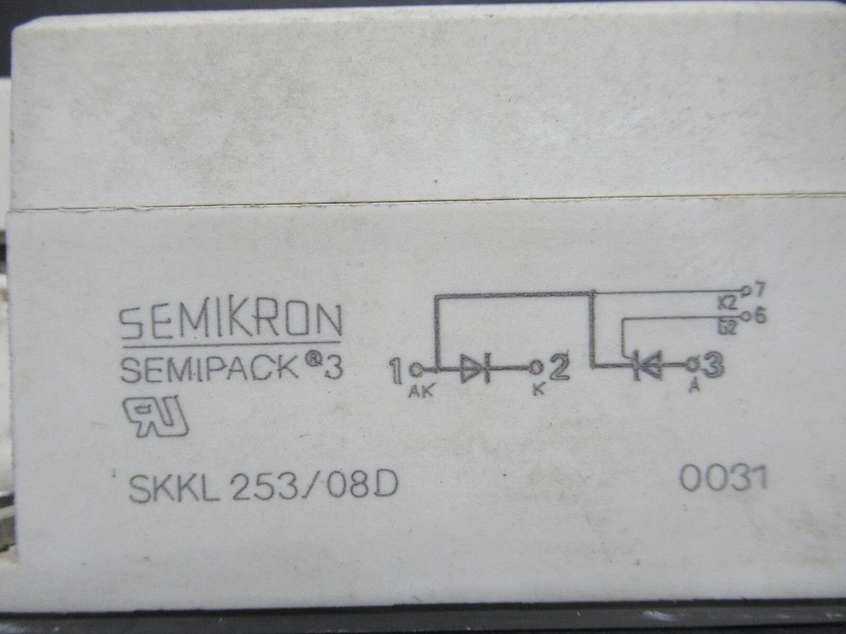 Used SEMIKRON SEMIPACK 3 IGBT POWER MODULE SKKL-253/08D 0031 **WARRANTY INCLUDED**