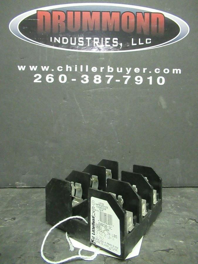 Used LITTELFUSE FUSE HOLDER LJ60030-3C FOR 30 AMP 600 V FUSES **WARRANTY**