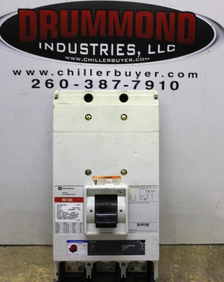 Used CUTLER HAMMER CIRCUIT BREAKER ND312T33W 1200 AMP FRAME 900 AMP TRIP 600 VAC