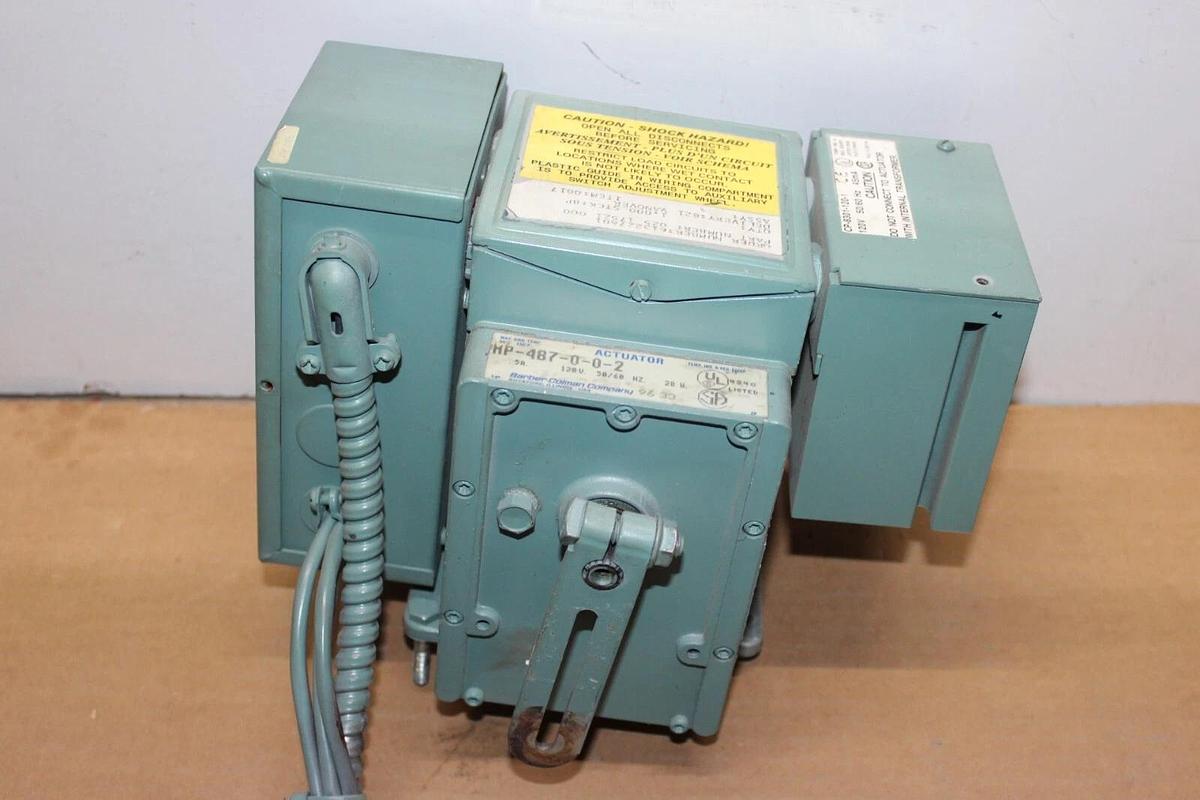 Used BARBER-COLMON ACTUATOR MP-487-0-0-2 120 VOLT 0.5 AMP 28 WATT 50/60 HZ