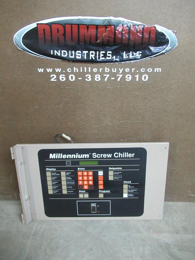 Used YORK MILLENIUM SCRE CHILLER CONTROL CENTER AND DISPLAY YK-371-02495-101