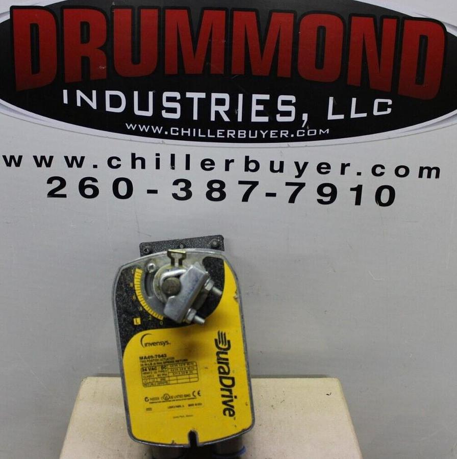 Used INVENSYS TWO POSISTION ACTUATOR MA40-7043 NEMA 2 24 VOLT 2.9 WATT 4.4 VA