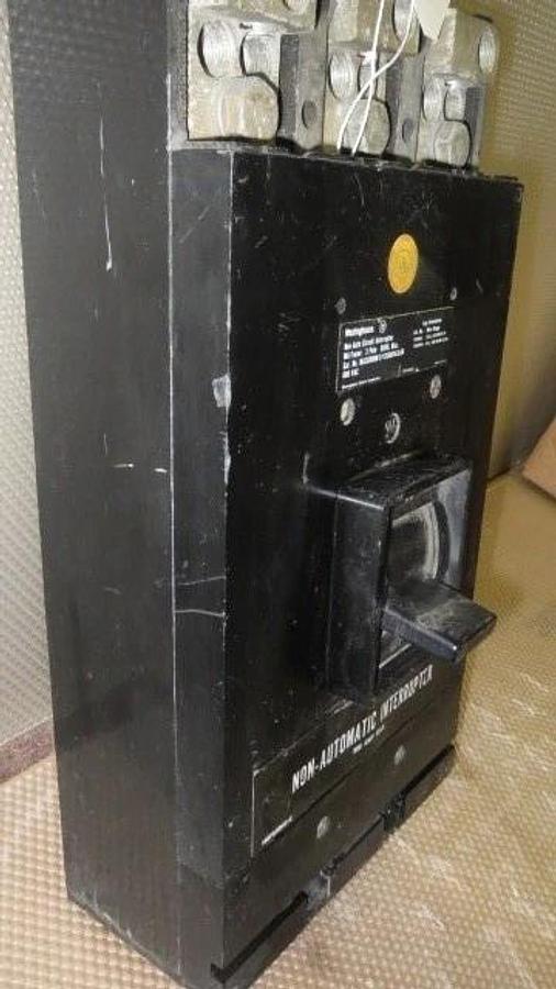 Used WESTINGHOUSE MA FRAME BREAKER 800 AMP 600 VAC 3 POLE MODEL MA3800NW **WARRANTY**