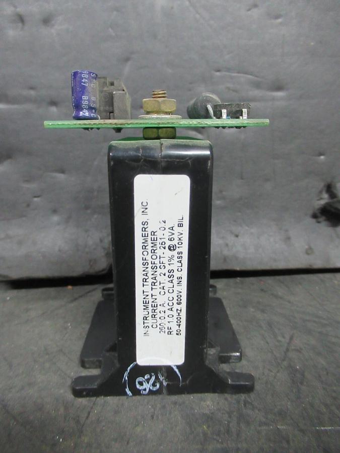 Used INSTRUMENT TRANSFORMER 2-SFT-251-0.2 50-400 HZ 250:0.2 6 VA 600 V W/ CONVERTER