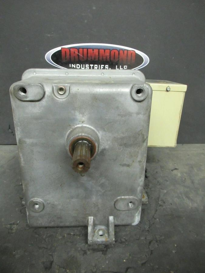 Used SCHNEIDER HIGH TORQUE ACTUATOR MOTOR MP-9810 120 VAC 110 WATTS W/ DRIVE CP-8391