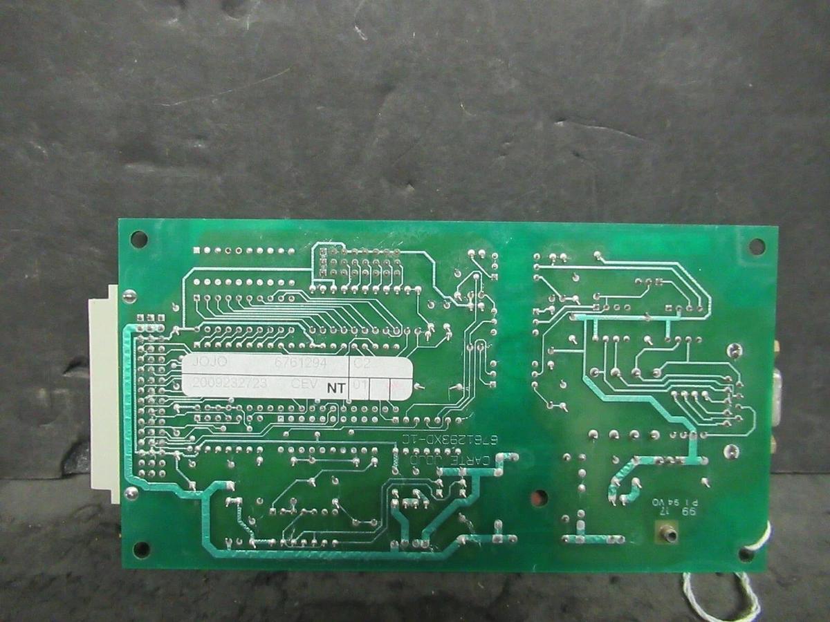 Used MERLIN GERIN CIRCUIT BOARD MODEL JOJO 6761294 C2 CARTE 6761293XD-1C *WARRANTY*