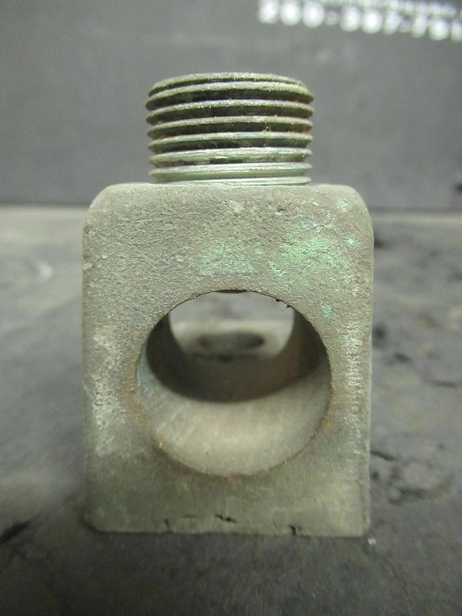 Used (3 QTY) BURNDY SINGLE BARREL CONNECTOR TERMINAL LUG SET 4/0 - 500 MCM KA34