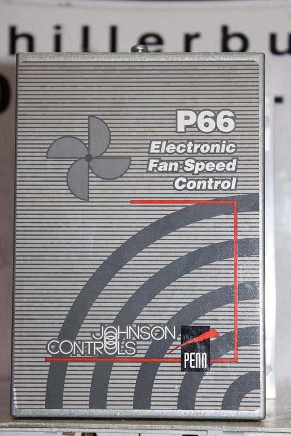 Used JOHNSON CONTROLS P66 ELECTRONIC FAN SPEED CONTROL P66AB-1 480 VAC