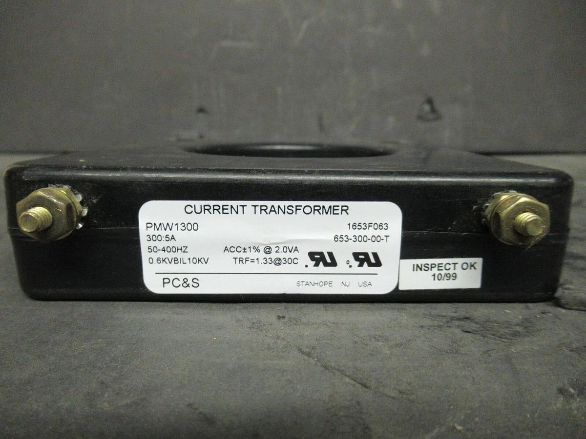 Used WICC CURRENT TRANSFORMER PMW1300 RATIO: 200:5 A