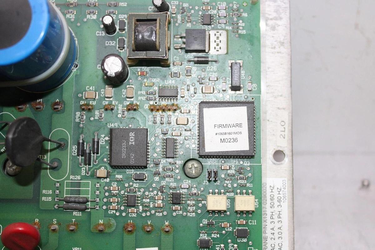 Used TRANE VFD POWER SUPPLY CIRCUIT BOARD VFD66KCB X1317-0290020 25-2303-90026 REV. H