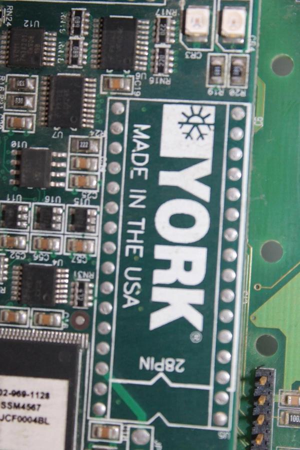 Used JOHNSON CONTROLS CHILLER GATEWAY CARD 25-2698-18 REV. D W/ 25-2783-90001 REV. D