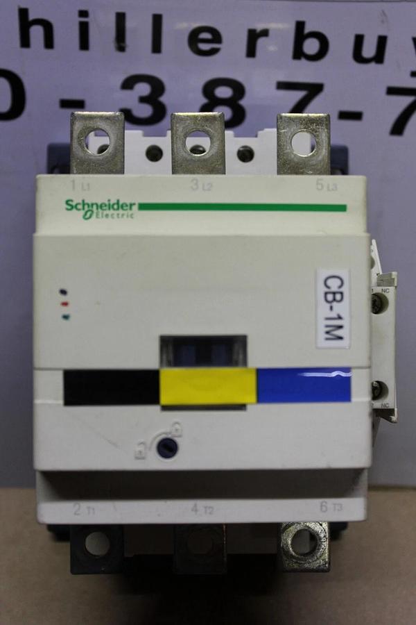 Used SCHNEIDER CONTACTOR LC1D150 250 AMP 600 VAC 3-POLE 125 HP **WARRANTY**