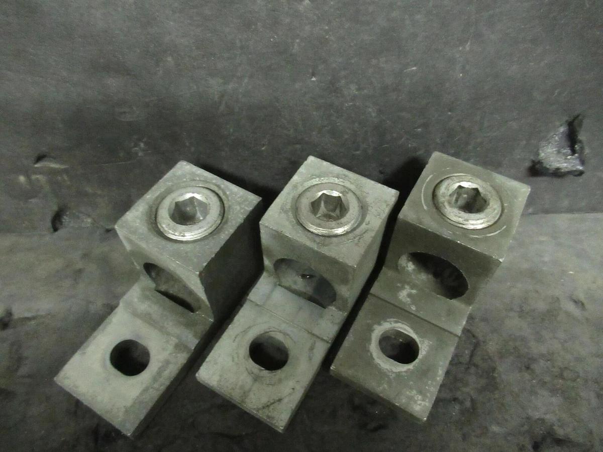 Used (3) QTY ILSCO TA-500-1 (SINGLE) BARREL MECHANICAL CONNECTOR LUG TAP 500 MCM - 4