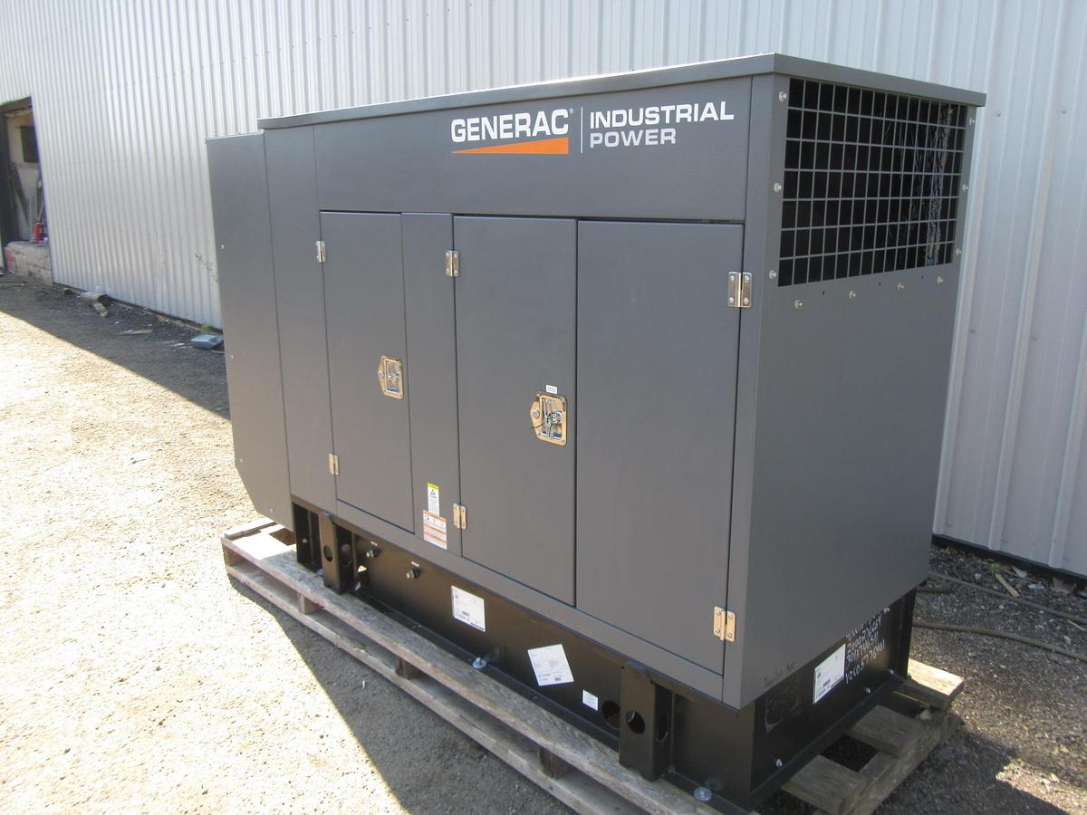 NEW 48 KW GENERATOR NATURAL GAS GENERAC 120/240V  SOUND ENCLOSED VIDEO 50 KW