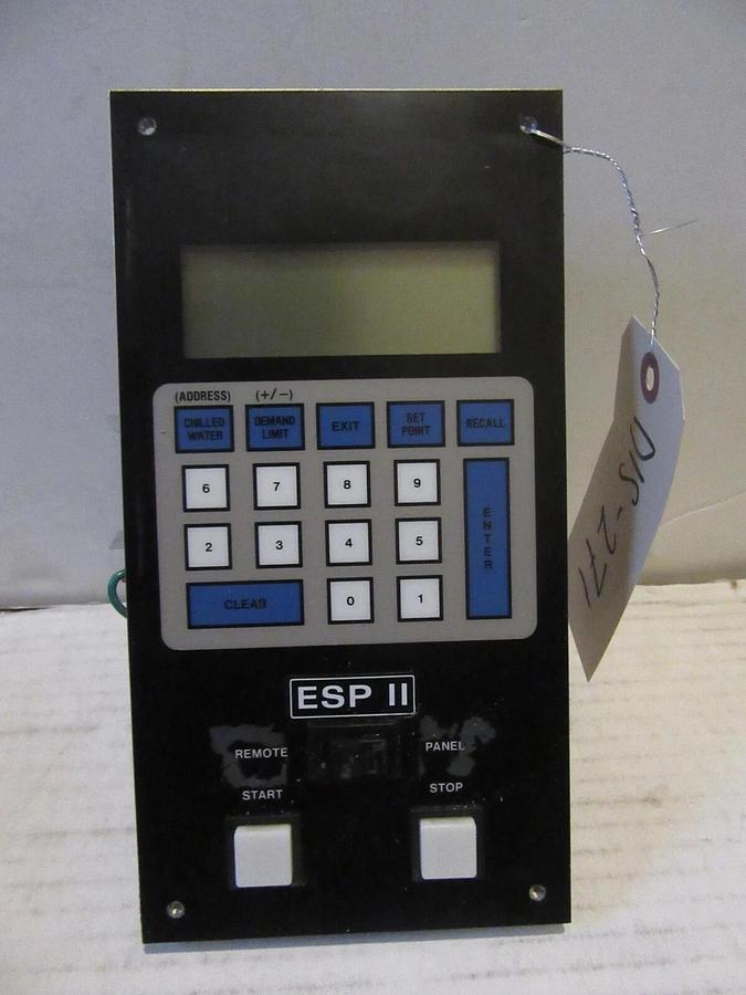 Used CARRIER 32MP400934 CHILLER CONTROL DISPLAY / BOARD HMI ESP II 205415-1-10