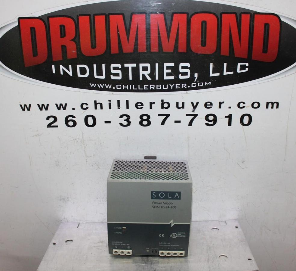 Used SOLA POWER SUPPLY SDN10-24-100 115/230 VAC 6 AMP 031-44292 *WARRANTY*