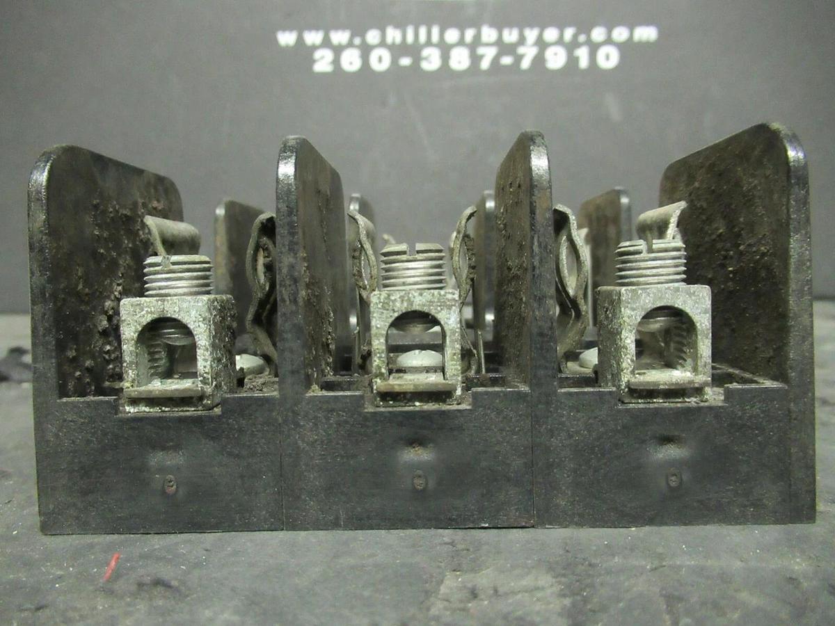 Used LOT OF 2 GOULD SHAWMUT FUSE HOLDER 20608 FOR 60 AMP 250 V FUSES **WARRANTY**