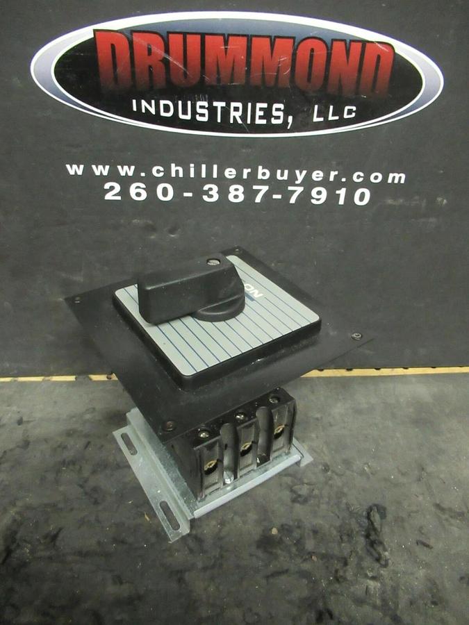 Used KLOCKNER MOELLER 60 AMP TWIST PANEL DISCONNECT SWITCH P3-63 40 HP @ 460 VAC 3 PH