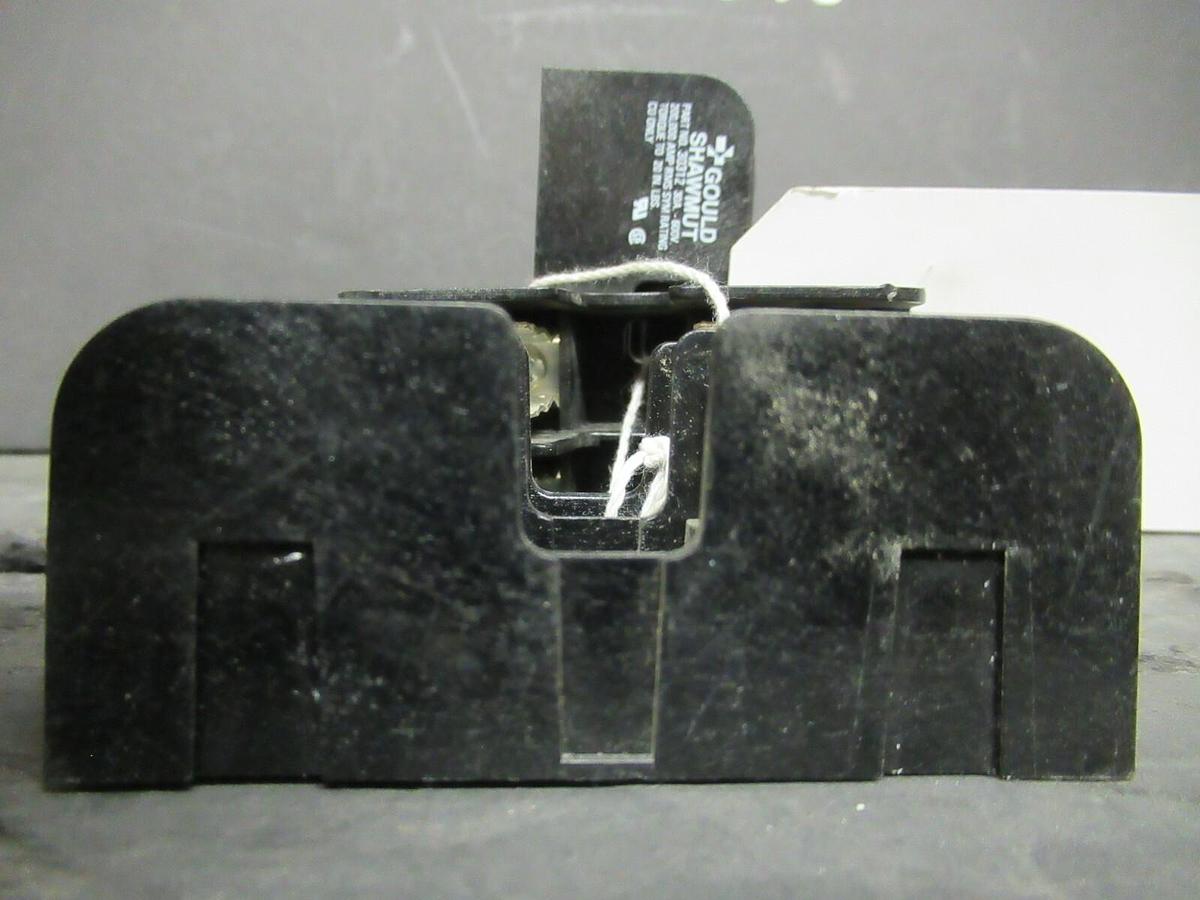 Used LOT OF 3 GOULD SHAWMUT FUSE HOLDER 30312 FOR 30 AMP 600 V FUSES