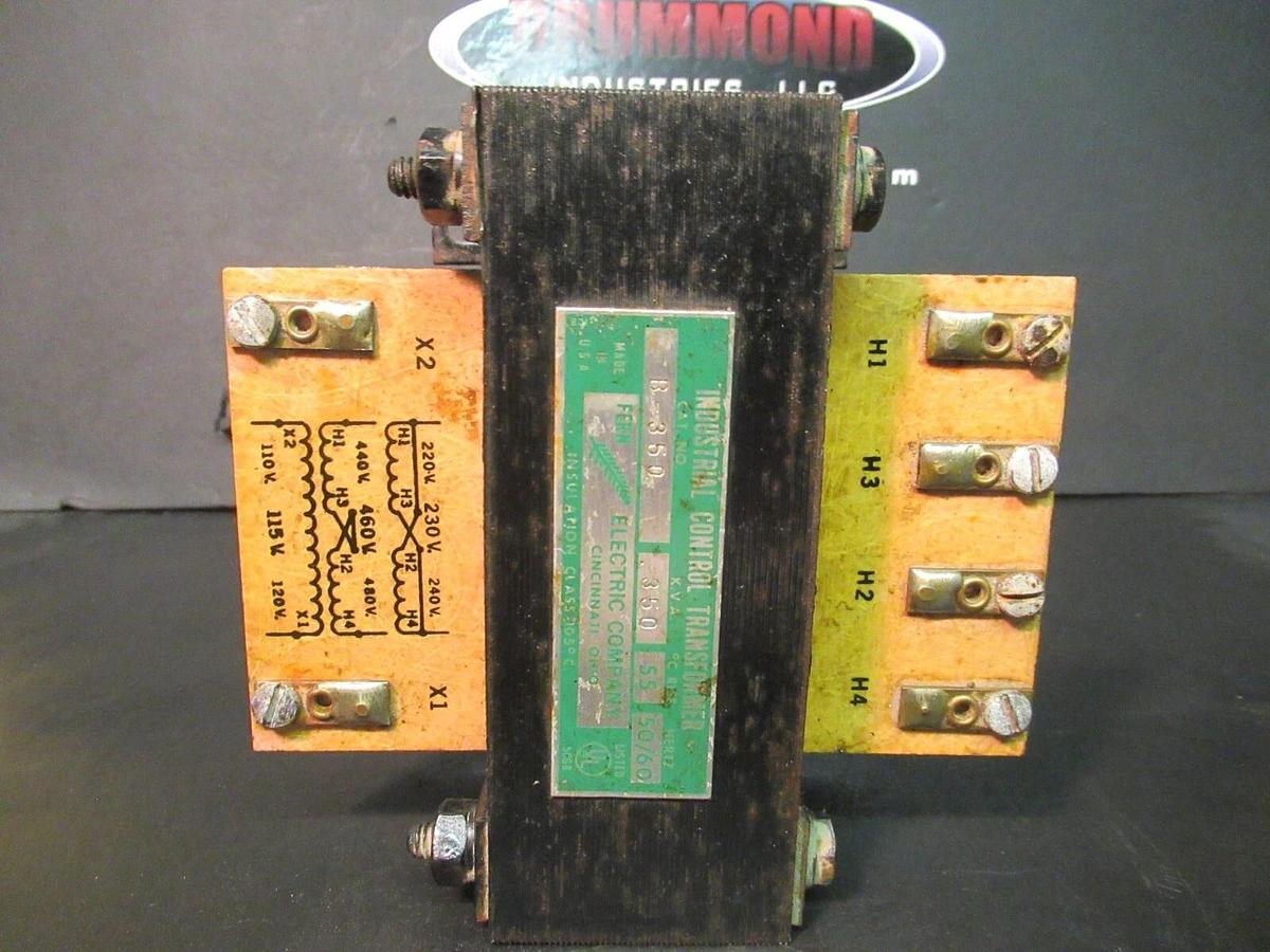 Used FERN ELECTRIC CONTROL TRANSFORMER B-350 0.350 KVA 240/480 VAC **WARRANTY**