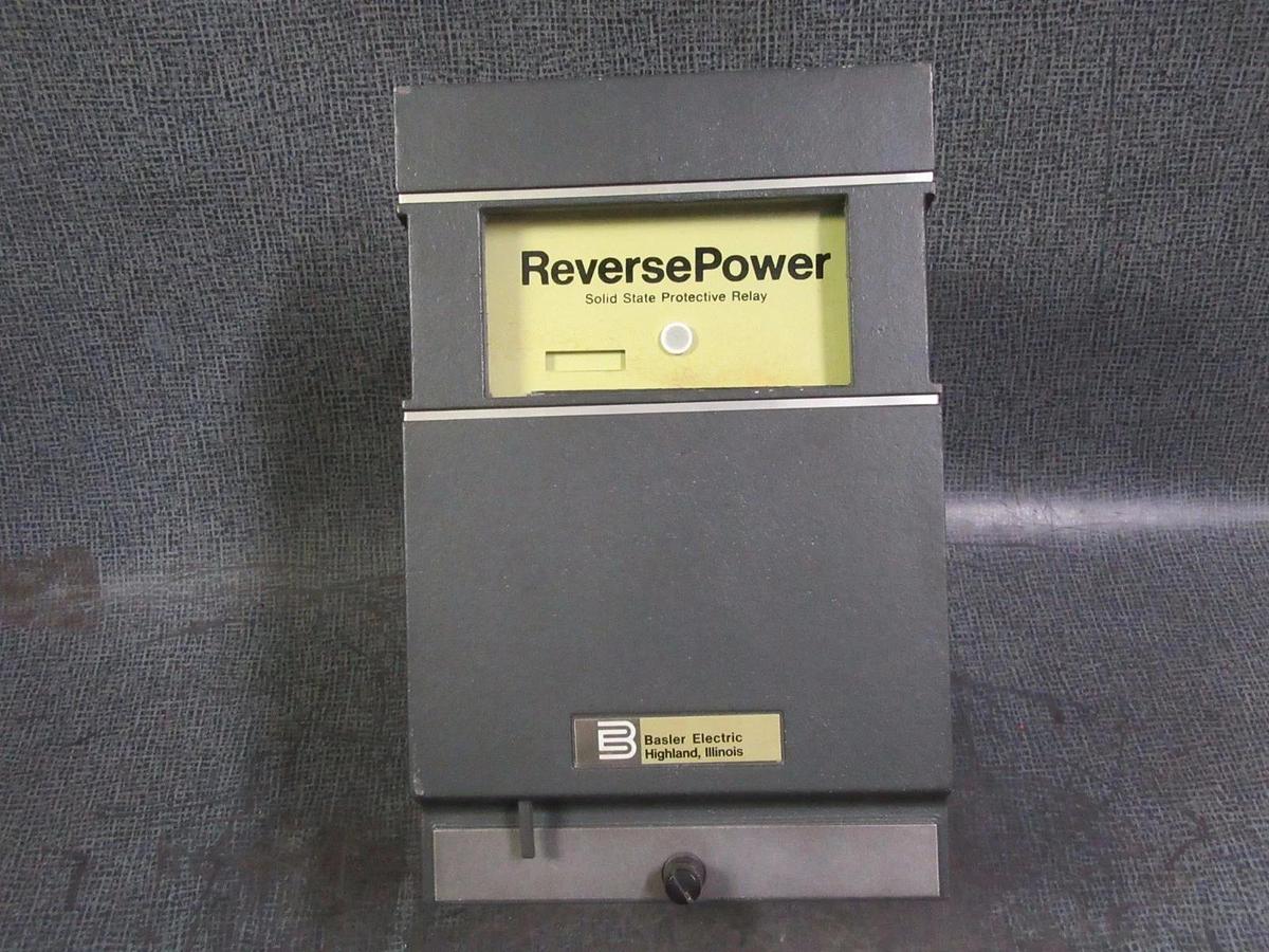 Used BASLER ELECTRIC PRP110 REVERSE POWER SOLID STATE PROTECTIVE RELAY 90556001