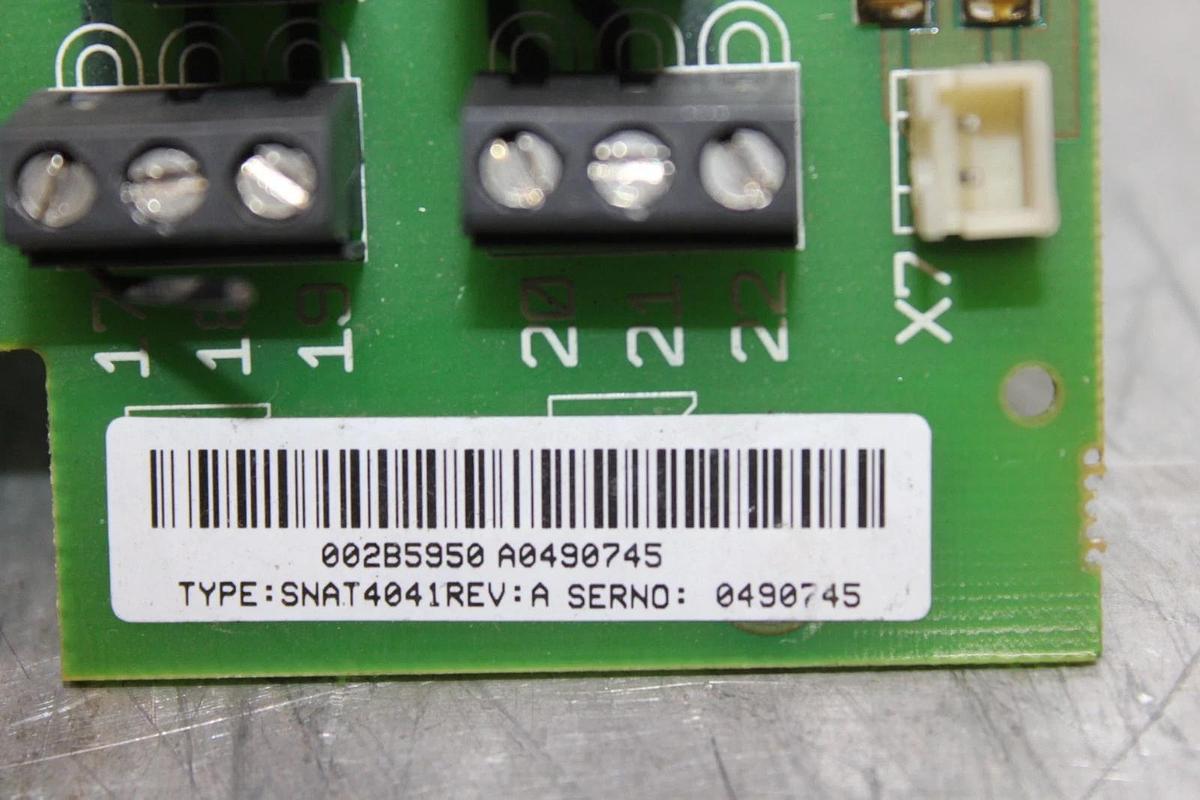 Used ABB DRIVE CONTROL CIRCUIT BOARD SNAT4041 REV. A SNAZ-4041-D-4/4 *WARRANTY*