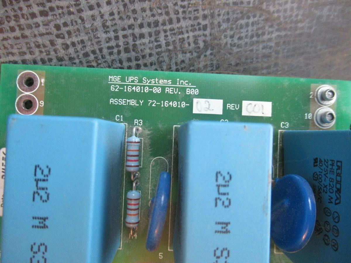 Used MGE UPS CIRCUIT BOARD 62-164010-00 REV B00 **WARRANTY INCLUDED**