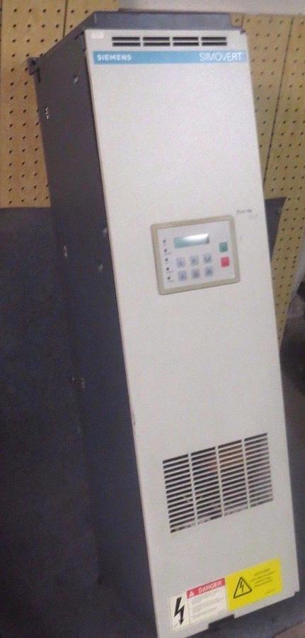 Used SIEMENS SIMOVERT VARIABLE AC DRIVE 52 KVA 50 HP 480V 3 PHASE # 6SE1252-3YB03-Z