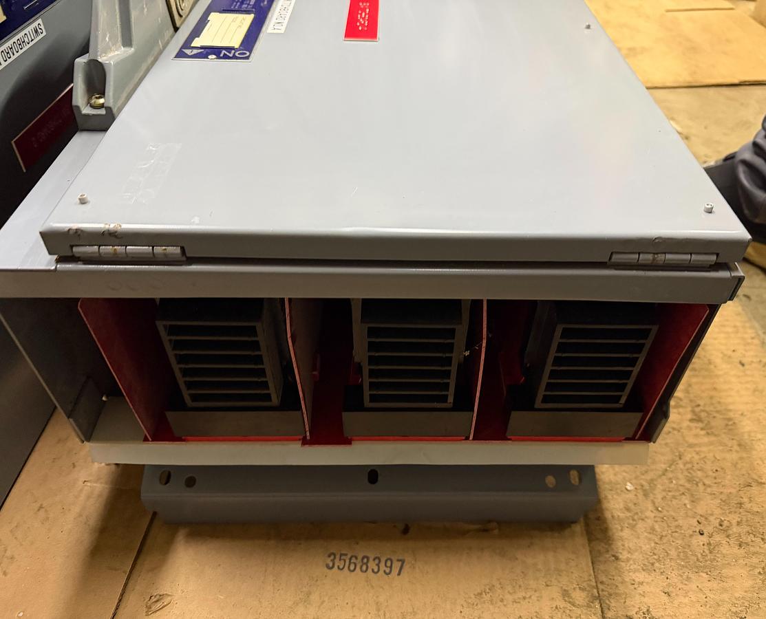 Used SQUARE D QMB BRANCH SWITCH QMB365W 400 AMP 600 VAC 3-POLE