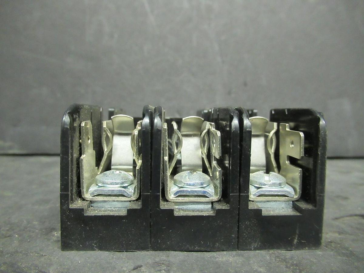 Used (2) LITTELFUSE FUSE LUG SET L60030C3PQ 600 VOLTS 30 AMP **WARRANTY INCLUDED!**