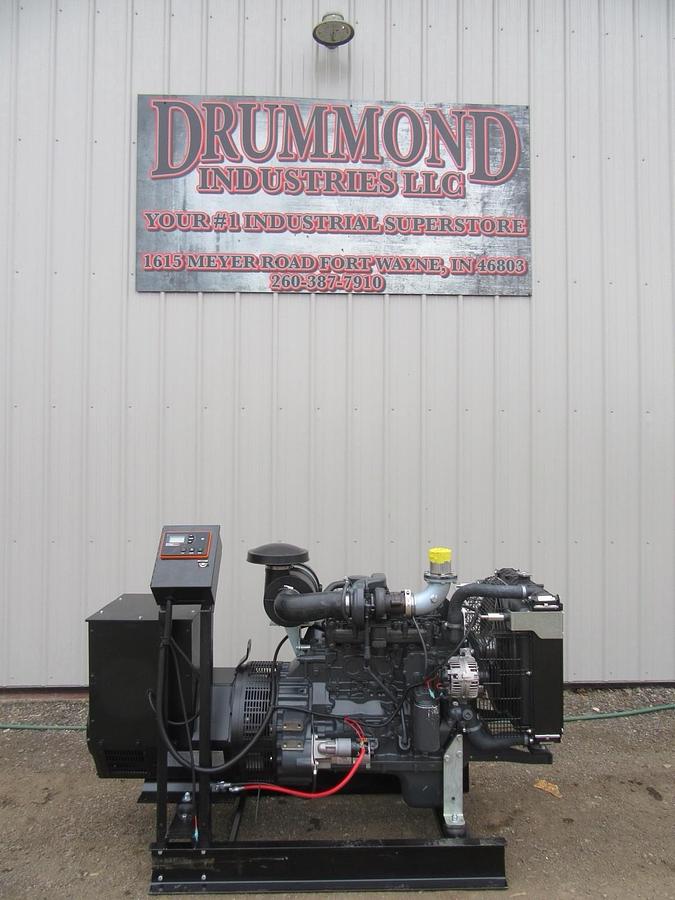 NEW 60 KW DIESEL GENERATOR FPT F4GE9455 DIESEL 277/480 VOLT RE-CONNECTABLE