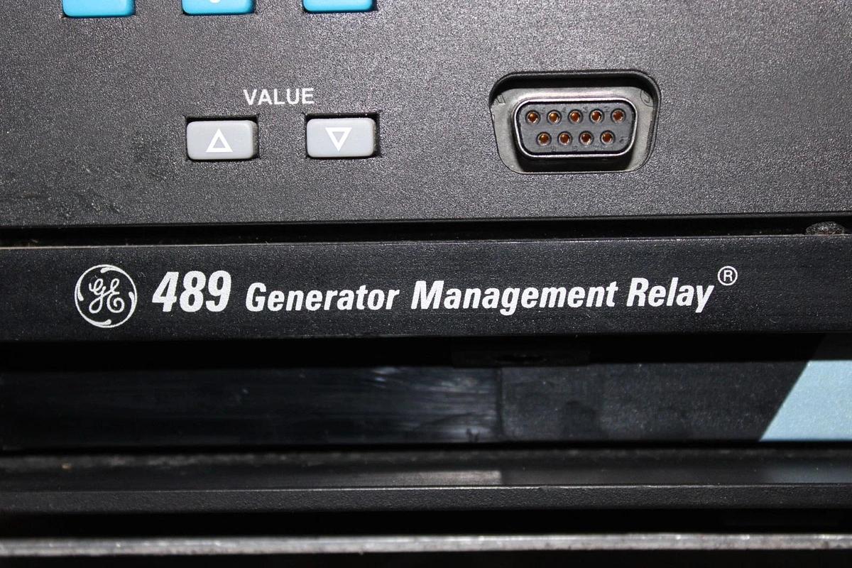 Used GENERAL ELECTRIC GENERATOR MANAGEMENT RELAY 489-P5-HI-A20 *TESTED*