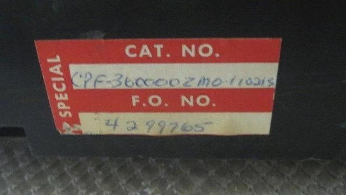 Used SQUARE D ELECTRICALLY OPERATED BREAKER 2,000 AMP W/ SHUNT TRIP & LEADS CPF360000