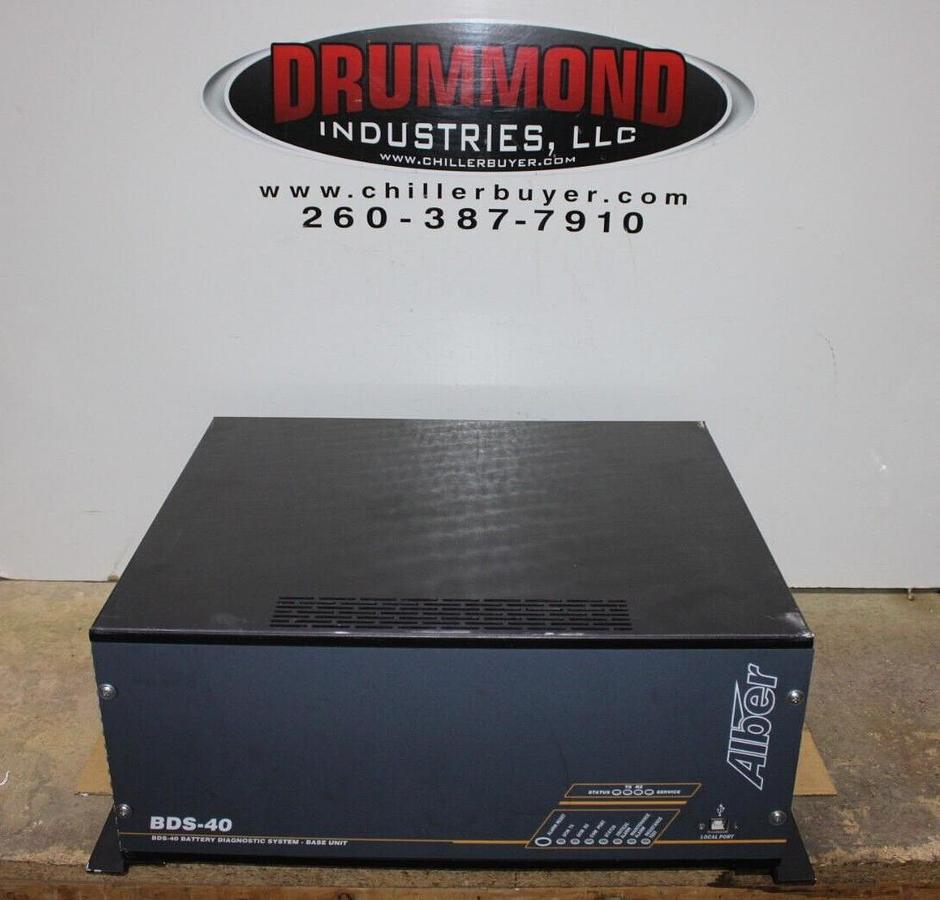 Used ALBER BDS-40 BATTERY DIAGNOSTIC SYSTEM BASE UNIT 1003750P-CRAB61 120 VAC