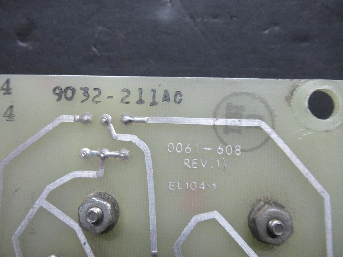 Used WESTINGHOUSE CIRCUIT BOARD 9032-211AC 0061-608 REV. 1 W/ 9010-351 TRANSFORMERS