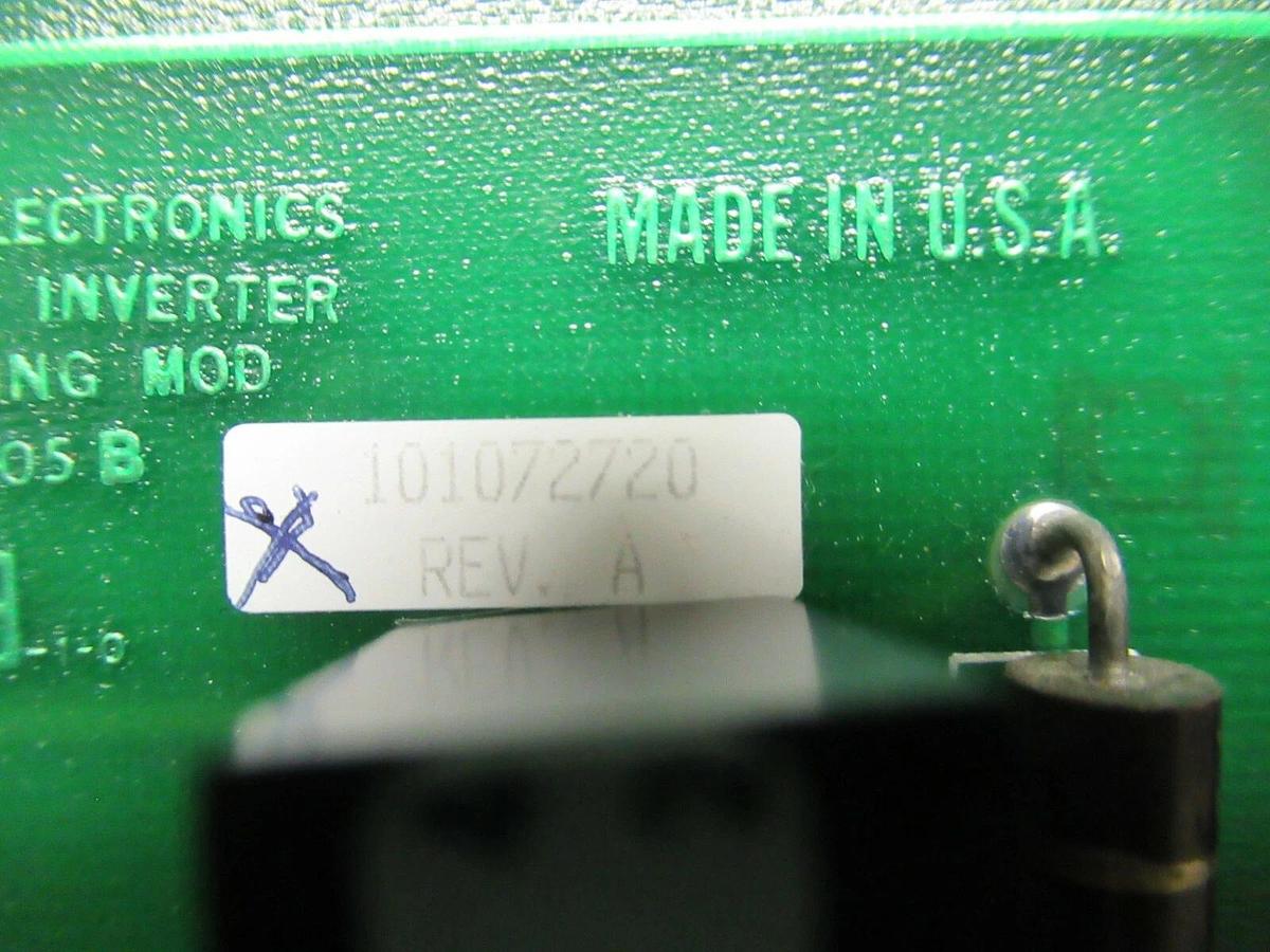 Used EXIDE MK II INVERTER GATE FIRING BOARD MODULE 118 302 605 REV B 101072720 REV A