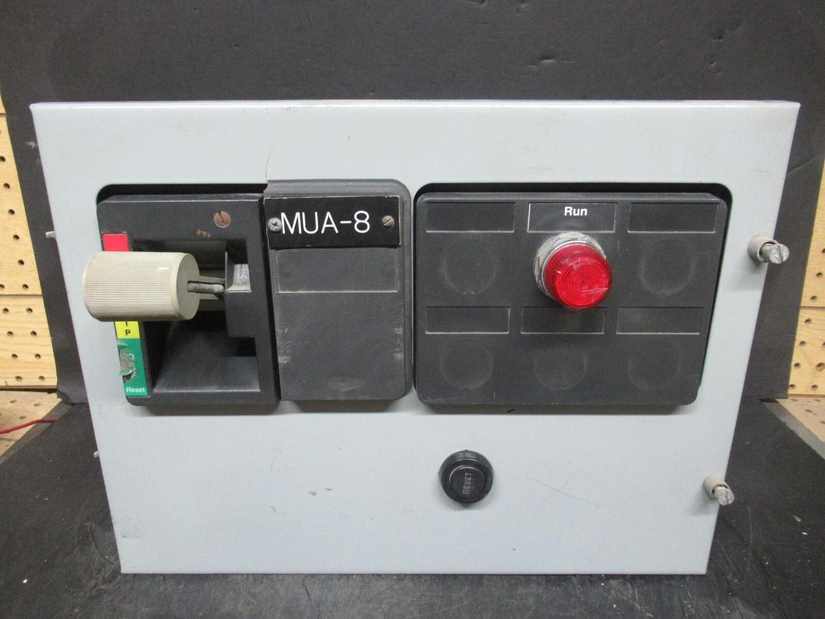 Used CUTLER HAMMER MOTOR STARTER CONTROL BUCKET MODEL: 2100 12" NEMA SIZE 1 30 AMP